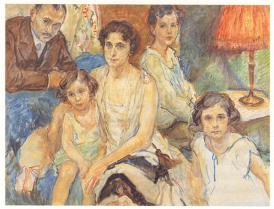 La famiglia del dottor Janos Plesch da Max Slevogt
